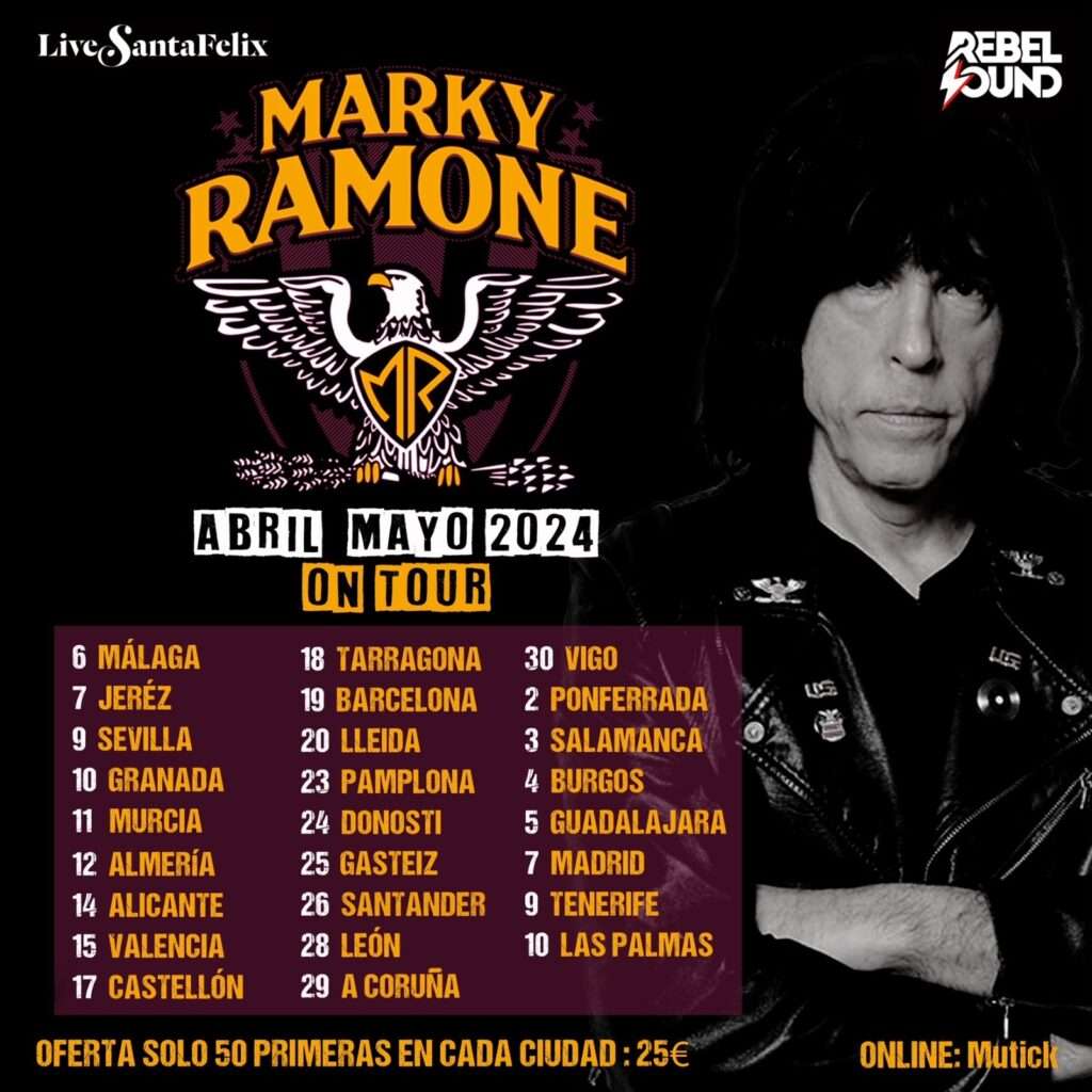 TRACK TO HELL / Marky Ramone volverá con una tremenda gira por toda