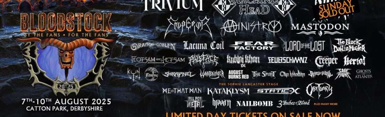 Bloodstock 2025: a solo 46 días y con entradas agotadas para casi todo el festival