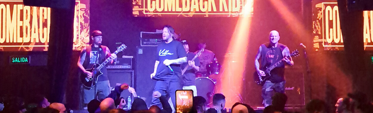Comeback Kid en Buenos Aires: “De Canadá, con amor (y mucho hardcore)”